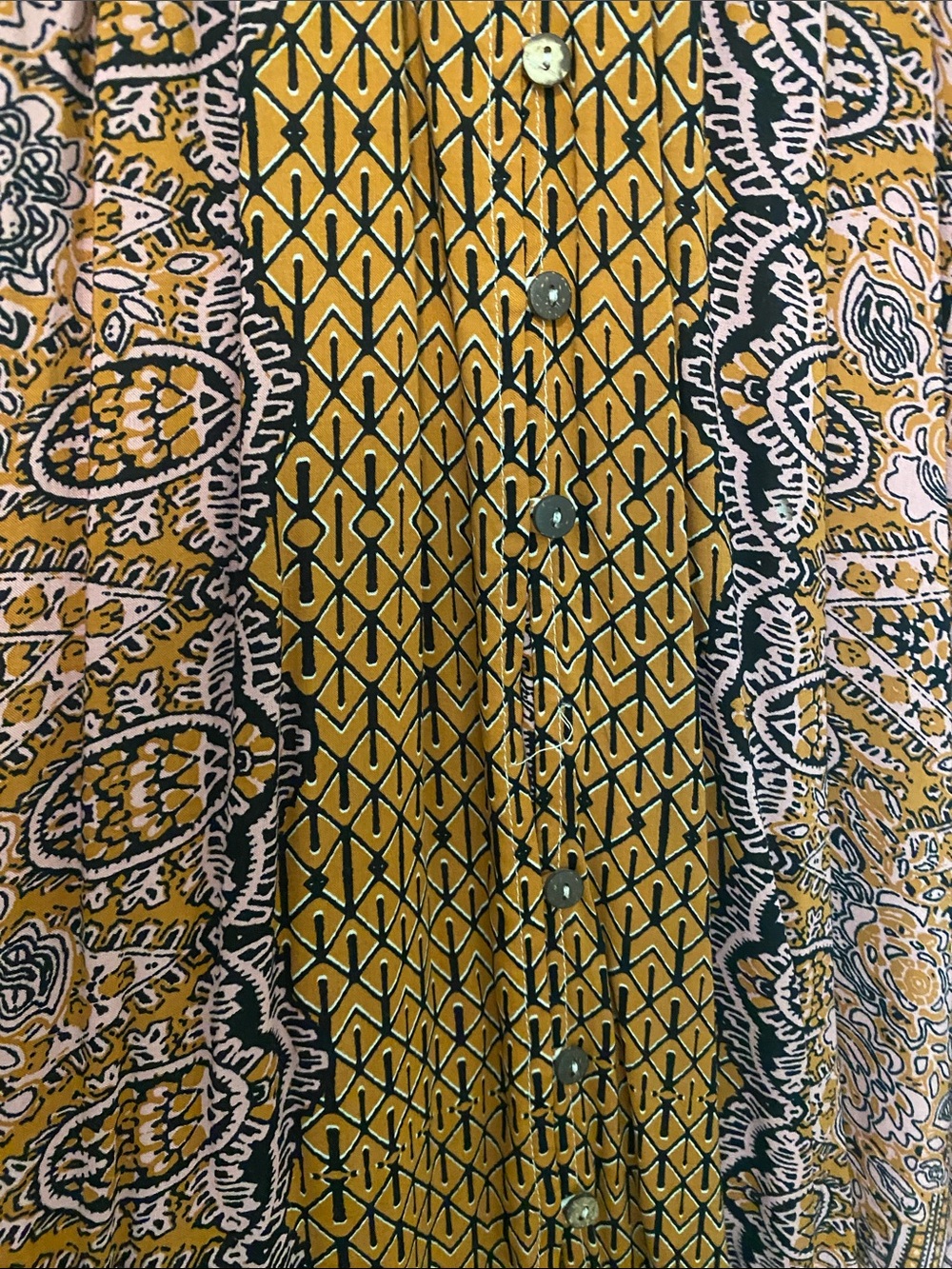 Free People Taupe & Rust Paisley Maxi Dress - Picture 2 of 2